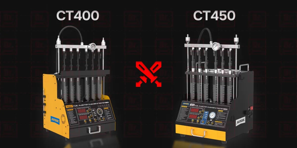 AUTOOL CT450 vs CT400: какой тестер форсунок лучше?