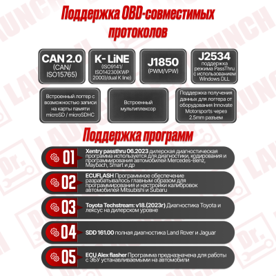 Диагностический адаптер Tactrix Openport 2.0 full chip*