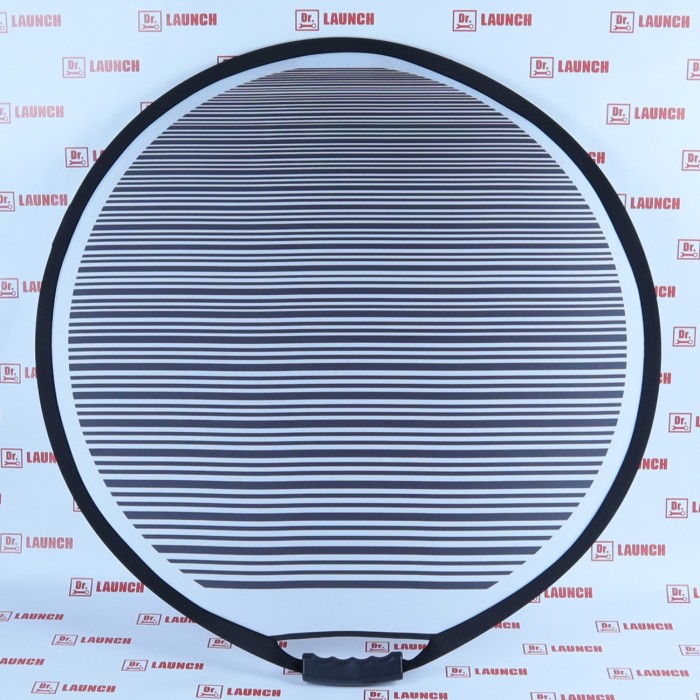 Круглый складной экран для выявления вмятин