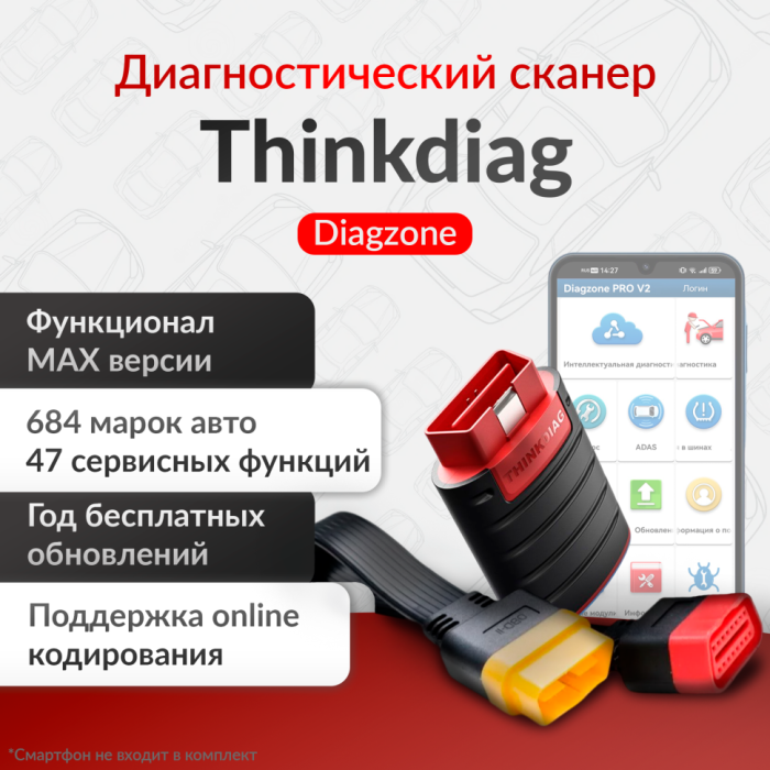 Диагностический сканер Thinkdiag 