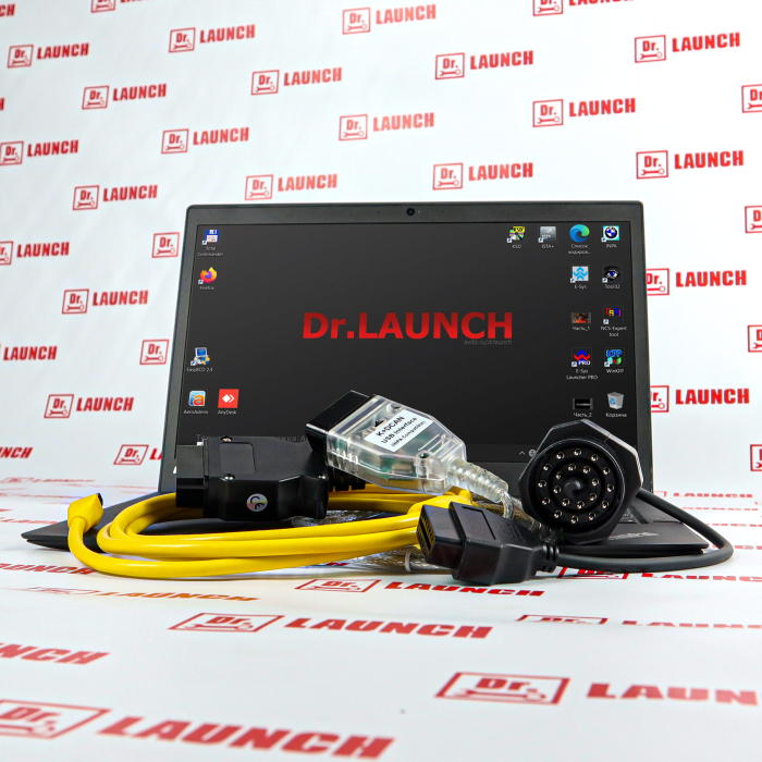 Диагностический комплект BMW: ноутбук с софтом под E/F/G + K+DCAN / ENET / переходник 20-pin 