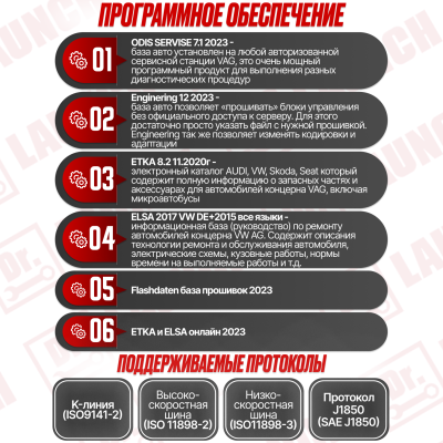 Диагностический комплект:  VAS 5054A + Ноутбук с ODIS 7.2, Engineering 12, PETKA 8.3, ELSA/ETKA, Flashdaten 10.2024