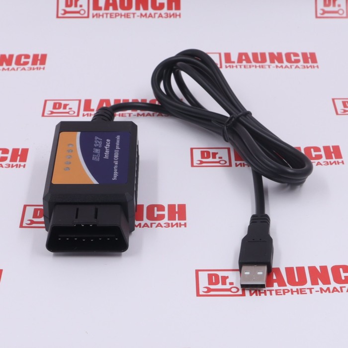 Диагностический адаптер Elm327 V1.5 OBDII с USB