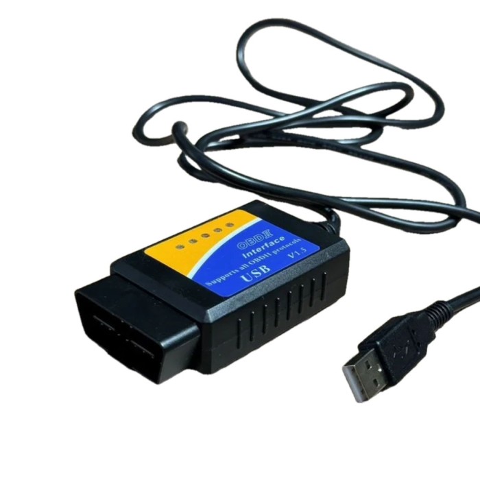 Диагностический адаптер Elm327 V1.5 OBDII с USB