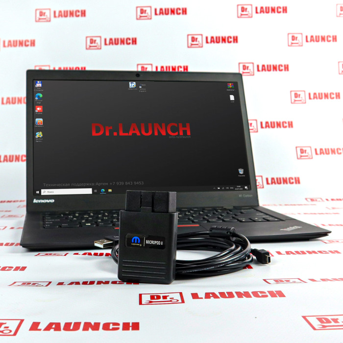 Диагностический комплект: Micropod 2 + ноутбук с CDA 6.13 / Flash для автомобилей Chrysler, Jeep, Dodge 