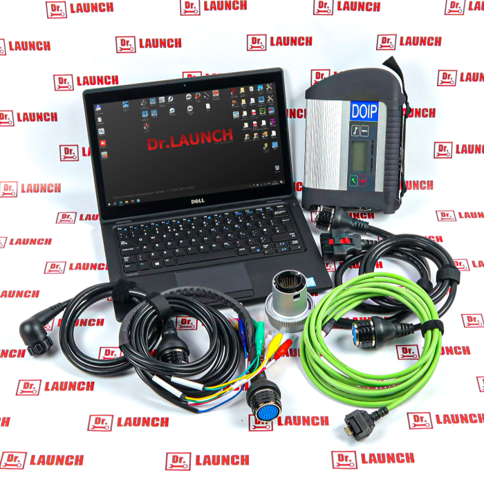Диагностический комплект: Mercedes SD-Connect C4 (DoIP) + Ноутбук, Xentry 09/2023 