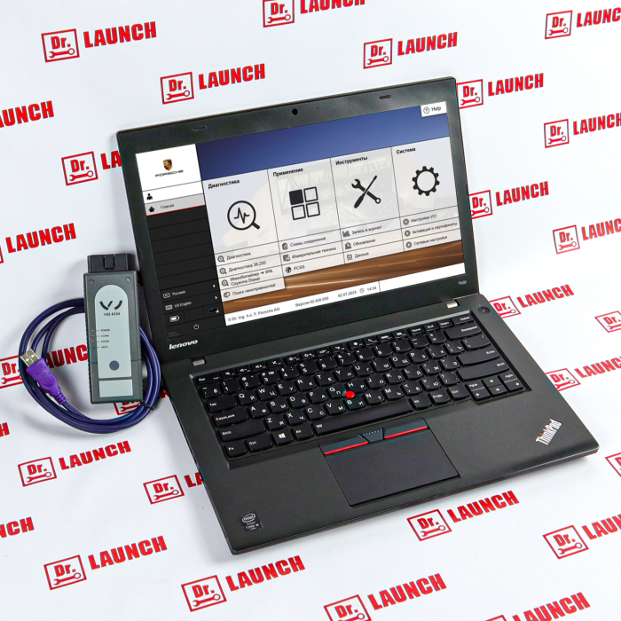 Диагностический комплект Porsche Piwis: VAS6154 + ноутбук (версии 42.400.50 / 38.250)