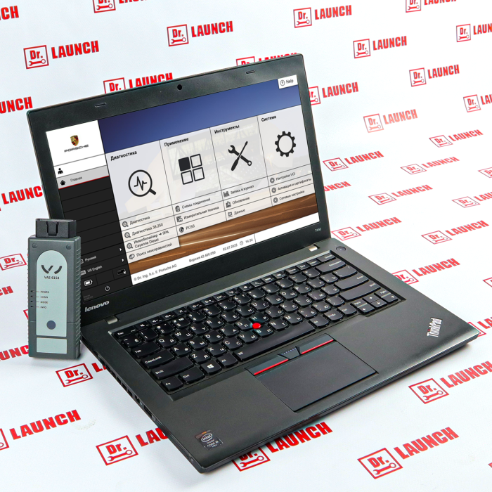 Диагностический комплект Porsche Piwis: VAS6154 + ноутбук (версии 42.400.50 / 38.250)