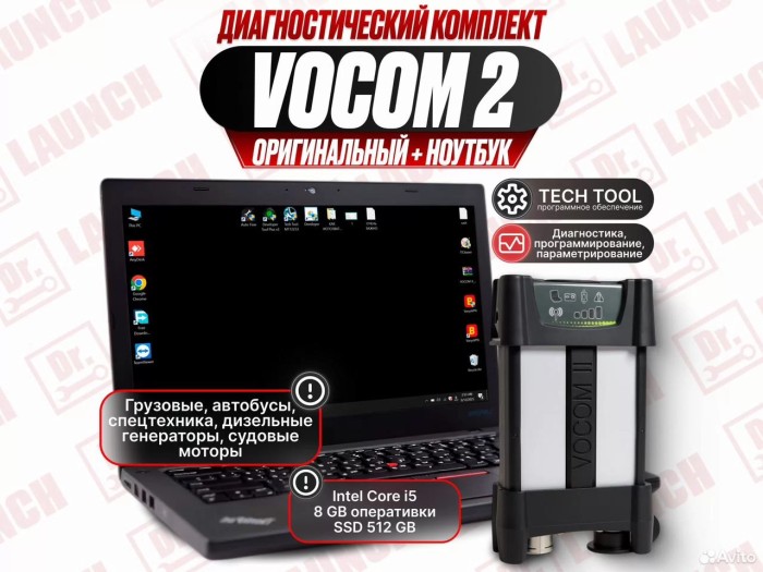 Комплект 2025 года Volvo Vocom II