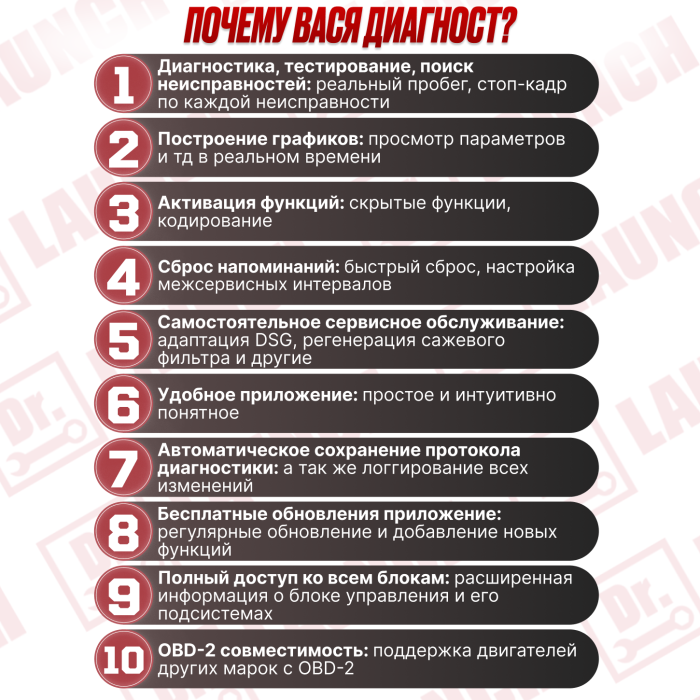 Диагностический сканер Вася диагност оригинал
