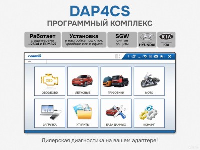 Установка DAP4CS