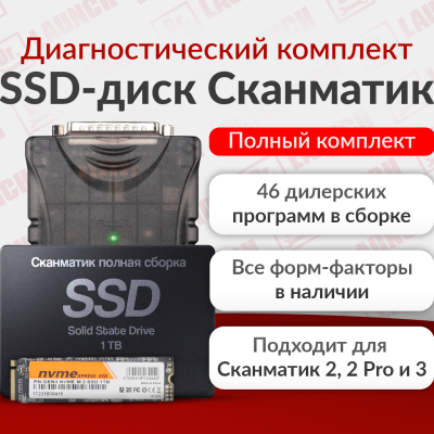 Сканматик 3 со сборкой легковых программ на жестком диске. Полный 46 программ